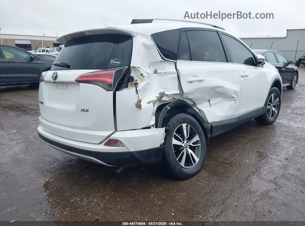 2T3WFREVXGW269405 2016 TOYOTA RAV4 White Задня права чверть