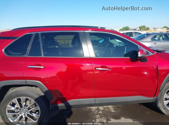2T3Y1RFV2KC016787 2019 TOYOTA LIMITED Red Սալոնի հետևի տեսք