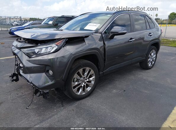 2T3Y1RFV4MC137128 2021 TOYOTA RAV4 Gray Front left