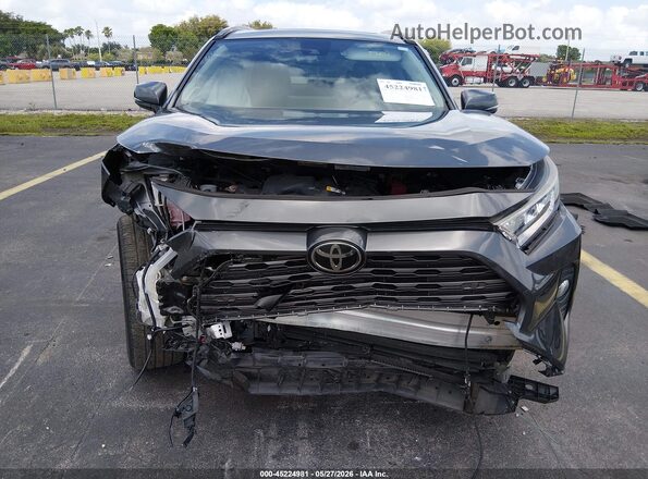 2T3Y1RFV4MC137128 2021 TOYOTA RAV4 Gray Rear interior view