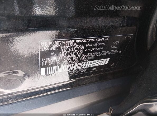 2T3Y1RFV6MC126695 2021 TOYOTA LIMITED Black 