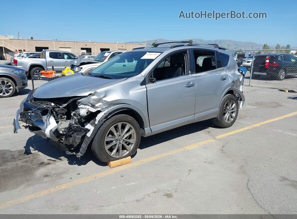 2T3YFREV0HW324180 2017 TOYOTA RAV4 Silver წინა მარცხენა ხედი სამი მეოთხედიდან