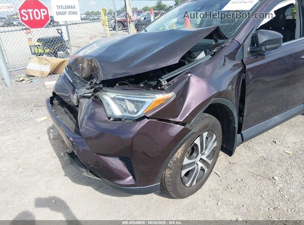 2T3ZFREV2HW346881 2017 TOYOTA RAV4 Purple Front view