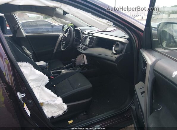 2T3ZFREV2HW346881 2017 TOYOTA RAV4 Purple Front interior view