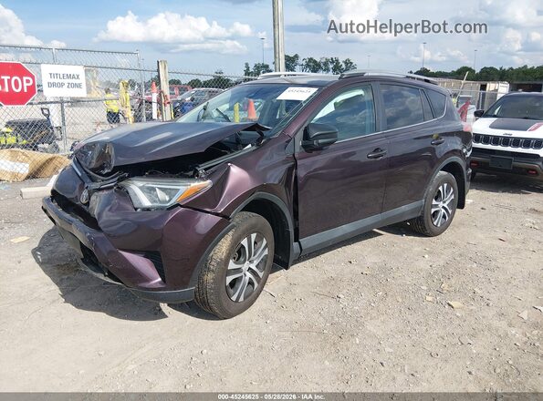 2T3ZFREV2HW346881 2017 TOYOTA RAV4 Purple Front left