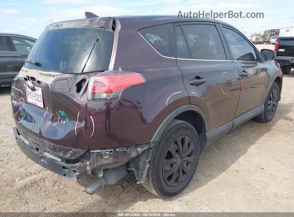 2T3ZFREV3HW372602 2017 TOYOTA RAV4 Бордовый Задняя правая четверть