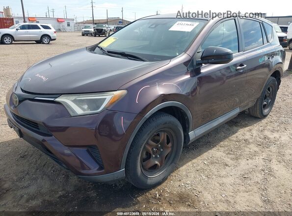 2T3ZFREV3HW372602 2017 TOYOTA RAV4 Бордовый Передняя левая четверть