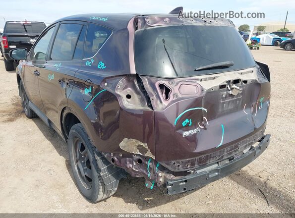 2T3ZFREV3HW372602 2017 TOYOTA RAV4 Бордовый Задняя левая четверть