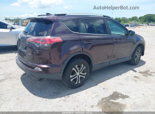 2T3ZFREV3JW431508 2018 TOYOTA RAV4 Maroon Rear right