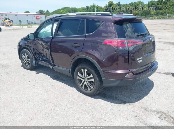 2T3ZFREV3JW431508 2018 TOYOTA RAV4 Maroon Rear left