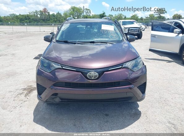 2T3ZFREV3JW431508 2018 TOYOTA RAV4 Maroon Instrument cluster view