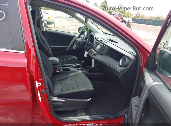 2T3ZFREV7JW407261 2018 TOYOTA LE Red Widok wnętrza z przodu