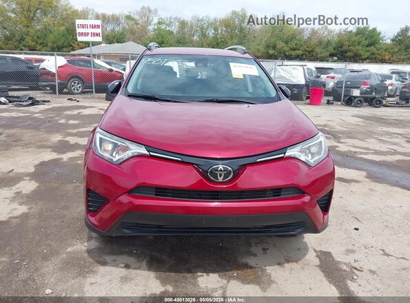 2T3ZFREV7JW407261 2018 TOYOTA LE Red Widok zestawu wskaźników