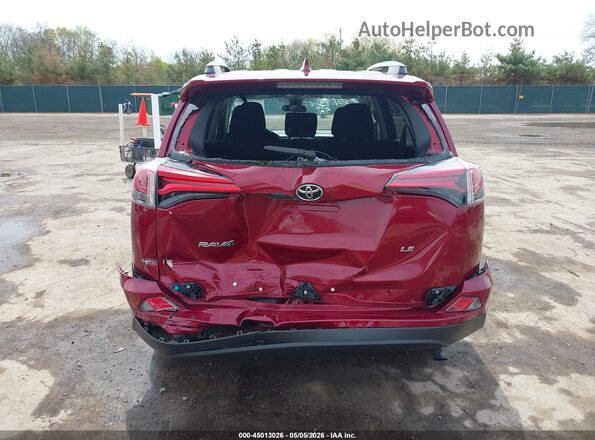 2T3ZFREV7JW407261 2018 TOYOTA LE Red 