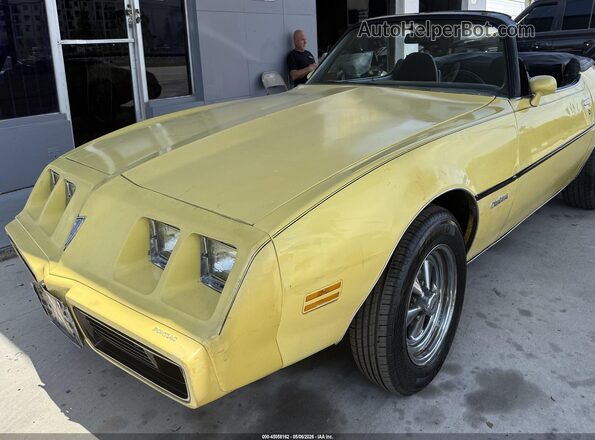 2T87Y9N192524     1979 PONTIAC FIREBIRD Желтый Передняя левая четверть