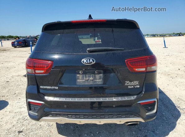 5XYPK4A56KG543375 2019 KIA SORENTO Black 