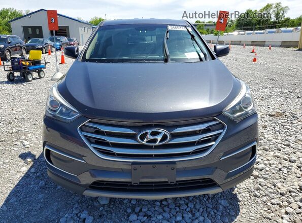 5XYZT3LB9JG572466 2018 HYUNDAI SANTA Gray 