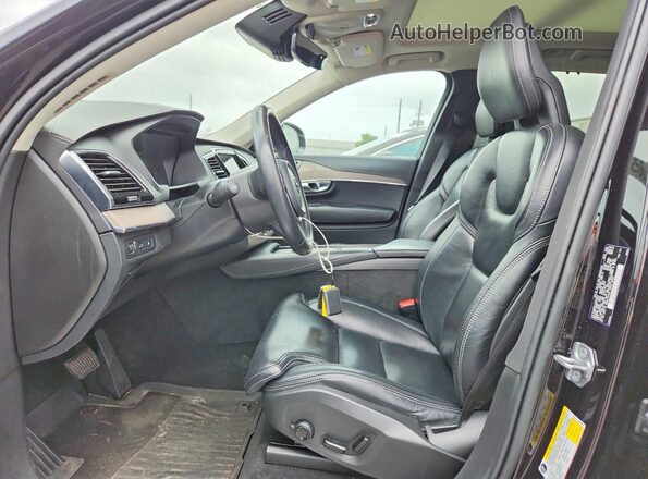 YV4BR00L0M1713714 2021 VOLVO XC90 Black Առջևի վահանակի տեսք
