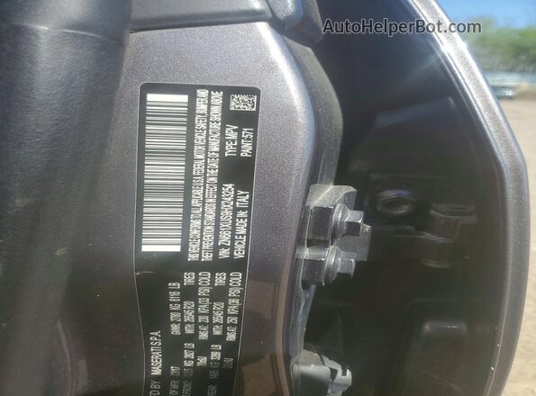 ZN661XUS9HX243254 2017 MASERATI LEVANTE Gray 