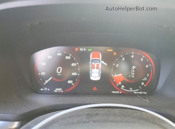 7JR102FM9MG092489 2021 VOLVO S60 White Vista de los asientos traseros