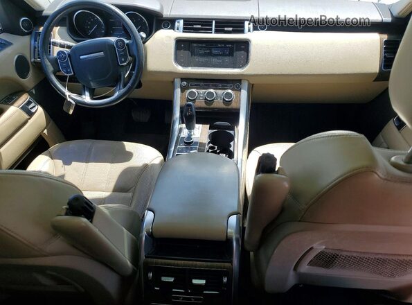 SALWR2PF5GA112585 2016 LAND ROVER RANGE White ხელსაწყოთა პანელის ხედი
