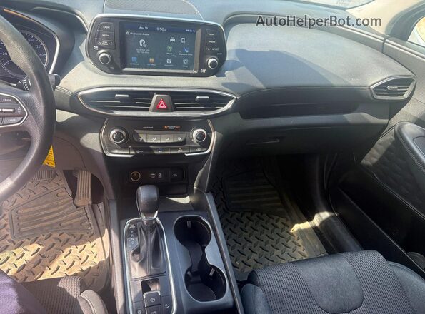 5NMS2CAD6KH085144 2019 HYUNDAI SANTA Black Vista de los asientos traseros