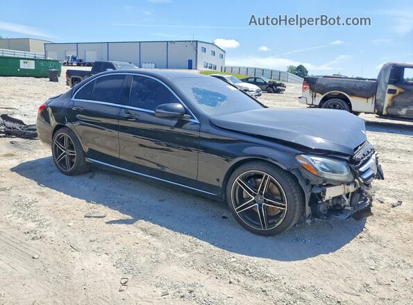 55SWF4JB9GU146651 2016 MERCEDES-BENZ C Black Front view