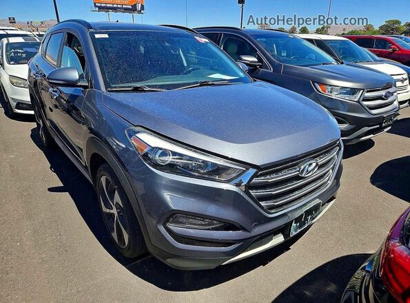 KM8J3CA23JU753508 2018 HYUNDAI TUCSON Gray 