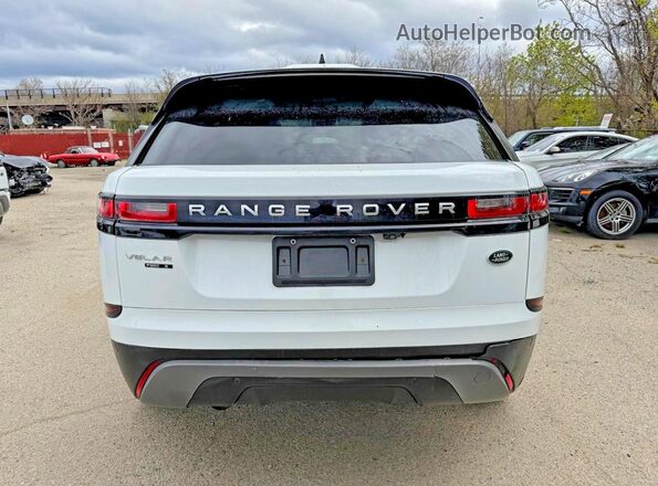 SALYB2RV4JA753882 2018 LAND ROVER RANGE White Vista de la etiqueta del VIN