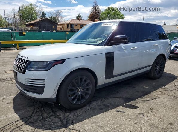 SALGS2SVXJA515976 2018 LAND ROVER RANGE Белый Задняя левая четверть