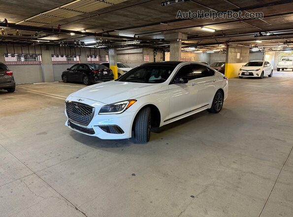 KMHGN4JB3JU230984 2018 GENESIS G80 Белый 