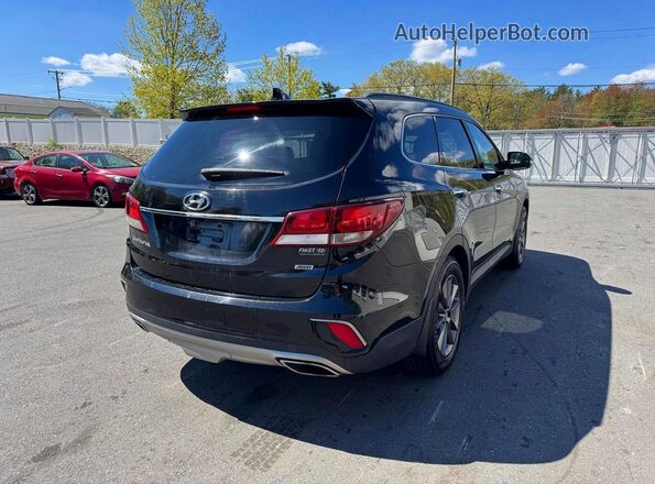 KM8SNDHFXHU236780 2017 HYUNDAI SANTA Black 