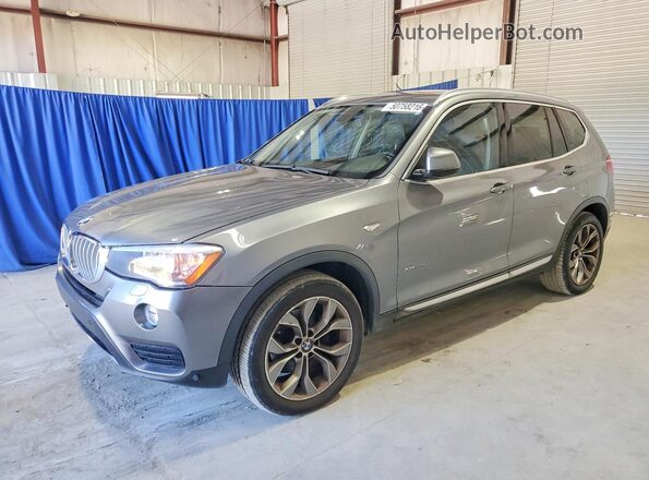 5UXWX9C57G0D87482 2016 BMW X3 Gray Հետևի ձախ
