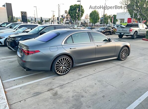 W1K6G6DB1NA105593 2022 MERCEDES-BENZ S Gray 