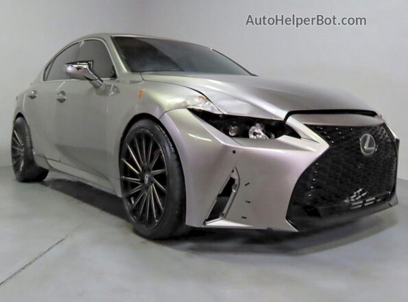 JTHAA1D20M5113277 2021 LEXUS IS Silver 