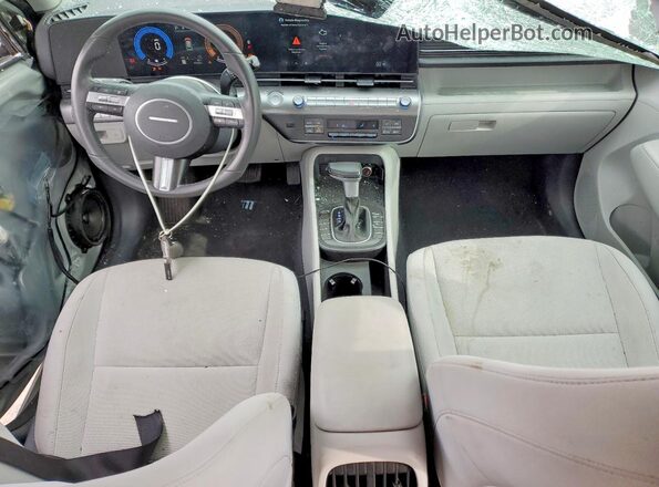 KM8HB3AB6RU119543 2024 HYUNDAI KONA Gray Widok zestawu wskaźników