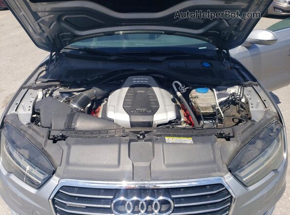 WAUWGAFC7GN005591 2016 AUDI A7 Silver Вид підкапотного простору