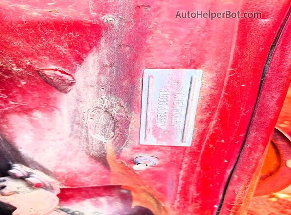 31839J102257 1963 CHEVROLET IMPALA Красный Вид задних сидений