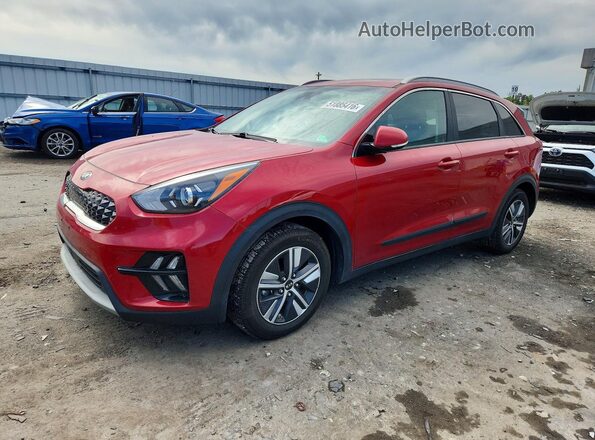 KNDCE3LC0M5462881 2021 KIA NIRO Red უკანა მარცხენა