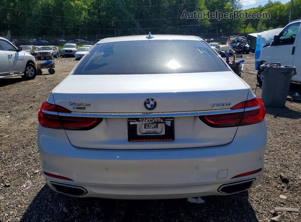 WBA7F2C51GG419358 2016 BMW 7 SERIES White Vista interior delantera