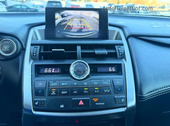 JTJBARBZ5G2095978 2016 LEXUS NX Gray Vista del cuadro de instrumentos