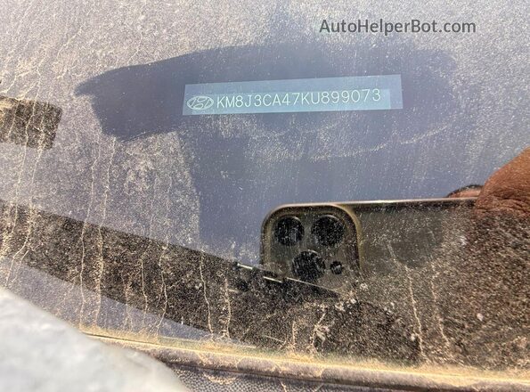 KM8J3CA47KU899073 2019 HYUNDAI TUCSON Silver 