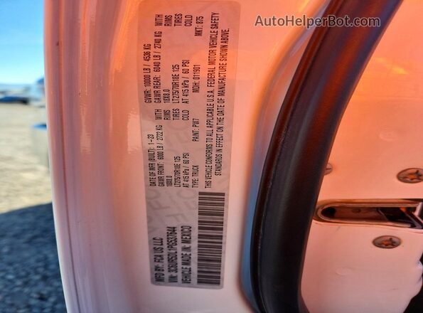 3C6UR5DL1PG537644 2023 RAM 2500 White 