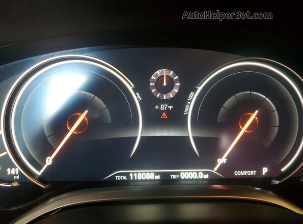 WBA7F0C50GGL99687 2016 BMW 7 SERIES Black Vista de los asientos traseros