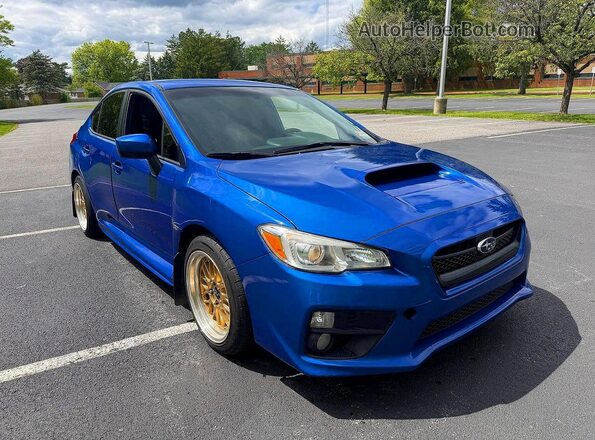 JF1VA1B60H9810770 2017 SUBARU WRX Синий Задняя левая четверть