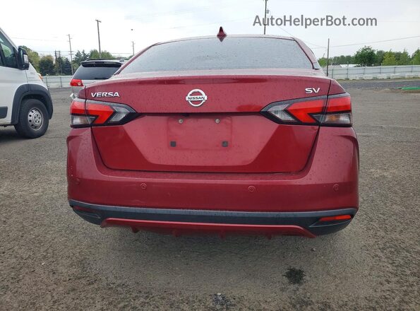 3N1CN8EV6LL804184 2020 NISSAN VERSA Red 