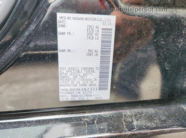 1N4BL4DV5RN382321 2024 NISSAN ALTIMA Black 