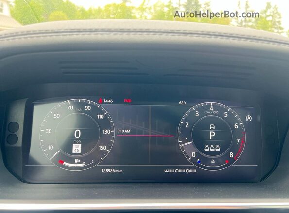 SALGS2RU2MA434021 2021 LAND ROVER RANGE Gray Սարքավորումների վահանակի տեսք