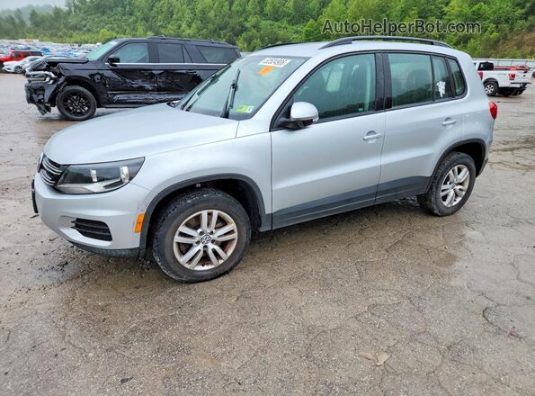 WVGBV7AX3HK013626 2017 VOLKSWAGEN TIGUAN Silver 