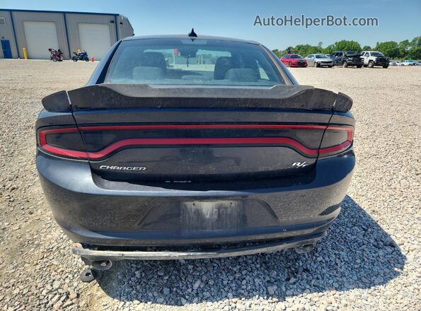2C3CDXCT4GH227752 2016 DODGE CHARGER Gray Front interior view